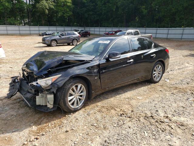 INFINITI Q50 BASE 2014 with VIN JN1BV7AR5EM693215 - Photo from auction