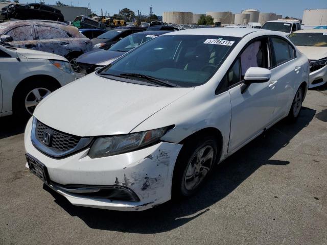 HONDA CIVIC LX 2014 with VIN 19XFB2F59EE248586 - Photo from auction