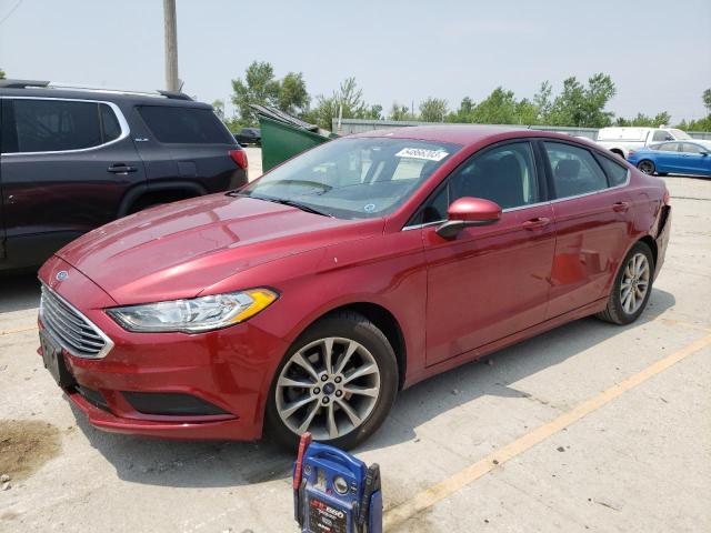 FORD FUSION SE 2017 with VIN 3FA6P0HD4HR155195 - Photo from auction