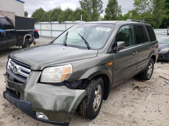 HONDA PILOT EX 2006 with VIN 2HKYF18636H515893 - Photo from auction