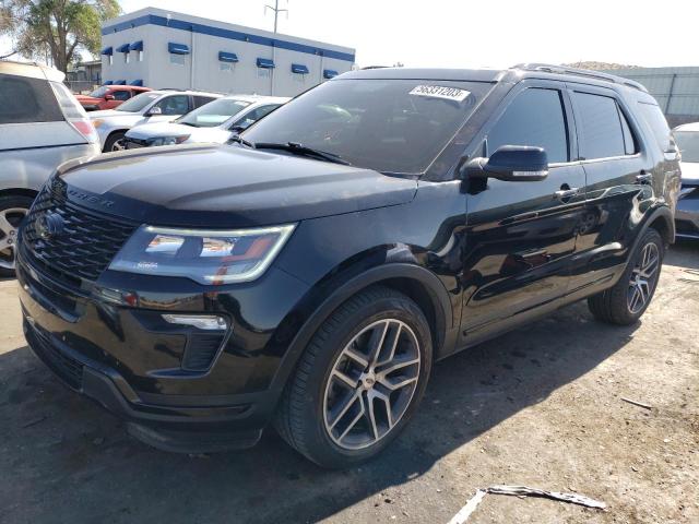 FORD EXPLORER S 2018 with VIN 1FM5K8GT1JGC54870 - Photo from auction