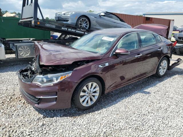 KIA OPTIMA EX 2016 with VIN 5XXGU4L3XGG040661 - Photo from auction