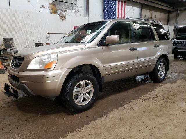 HONDA PILOT EXL 2005 with VIN 2HKYF18675H511067 - Photo from auction