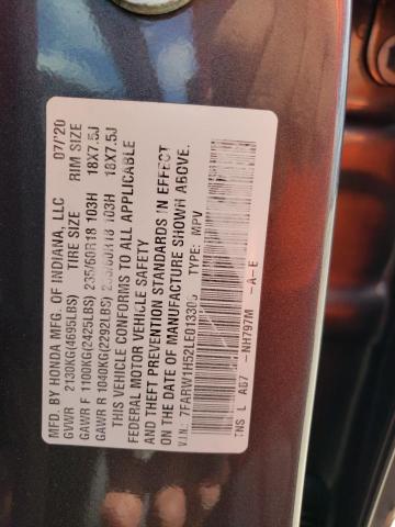 Photo 14 from auction – 2020 HONDA CR-V EX with VIN 7FARW1H52LE013306