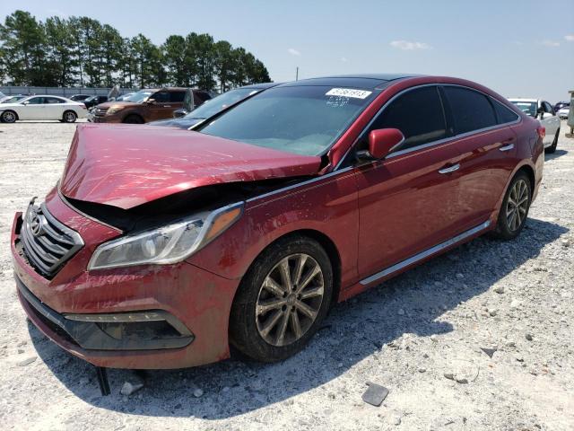 HYUNDAI SONATA SPO 2016 with VIN 5NPE34AF2GH355563 - Photo from auction