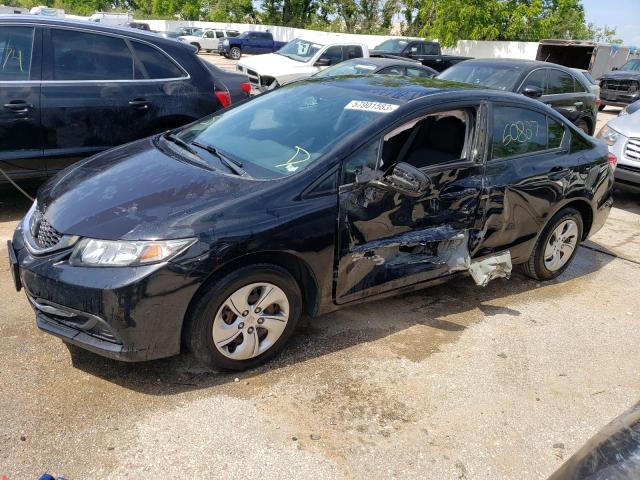 HONDA CIVIC LX 2015 with VIN 19XFB2F56FE119741 - Photo from auction