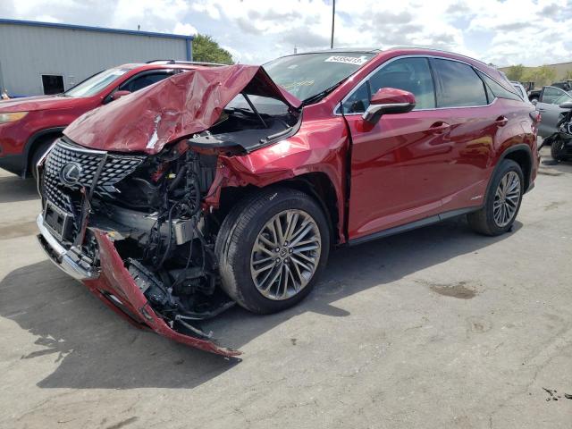 LEXUS RX 450H 2020 with VIN 2T2JGMDAXLC047634 - Photo from auction