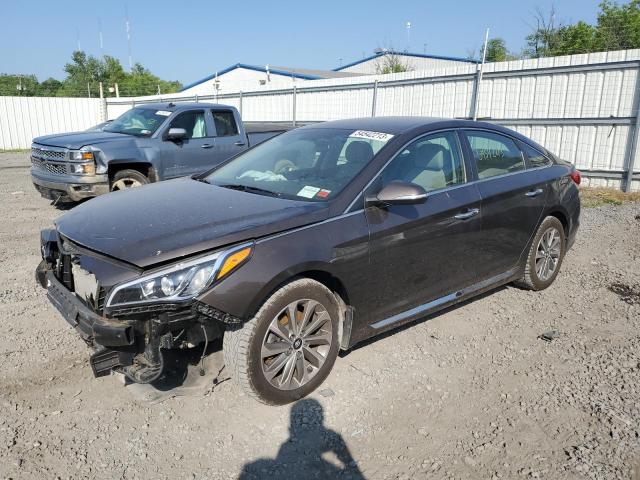HYUNDAI SONATA SPO 2015 with VIN 5NPE34AF4FH127207 - Photo from auction