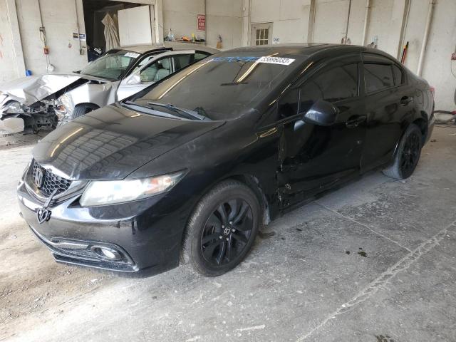 HONDA CIVIC EXL 2013 with VIN 2HGFB2F99DH511215 - Photo from auction