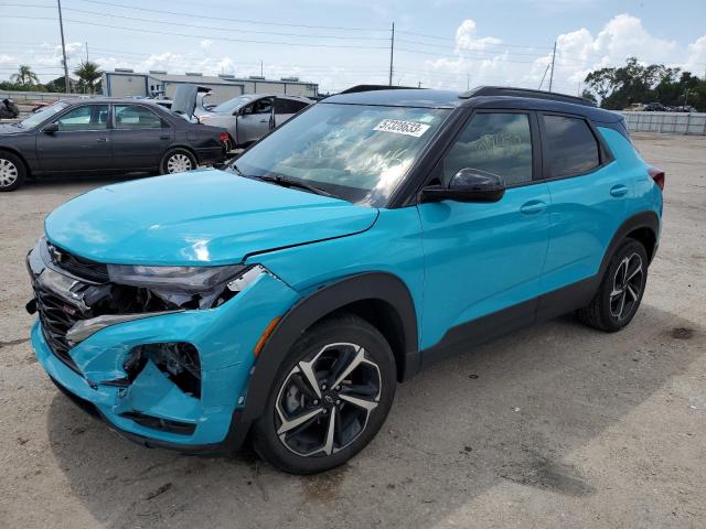 CHEVROLET TRAILBLAZE 2021 with VIN KL79MTSL6MB170942 - Photo from auction