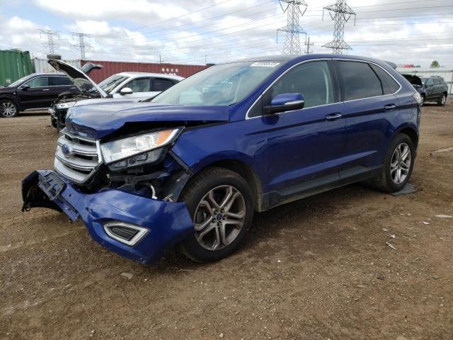 FORD EDGE TITAN 2015 with VIN 2FMPK4K9XFBB43116 - Photo from auction