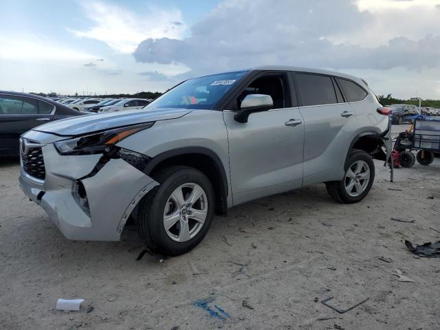 TOYOTA HIGHLANDER 2022 with VIN 5TDBZRBH7NS182399 - Photo from auction