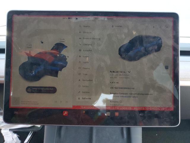 Photo 9 from auction – 2023 TESLA MODEL Y with VIN 7SAYGDEE3PA105508
