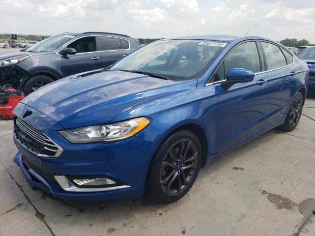 FORD FUSION SE 2018 with VIN 3FA6P0HD3JR126907 - Photo from auction