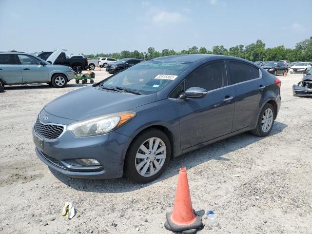 KIA FORTE EX 2014 with VIN KNAFX4A82E5200452 - Photo from auction