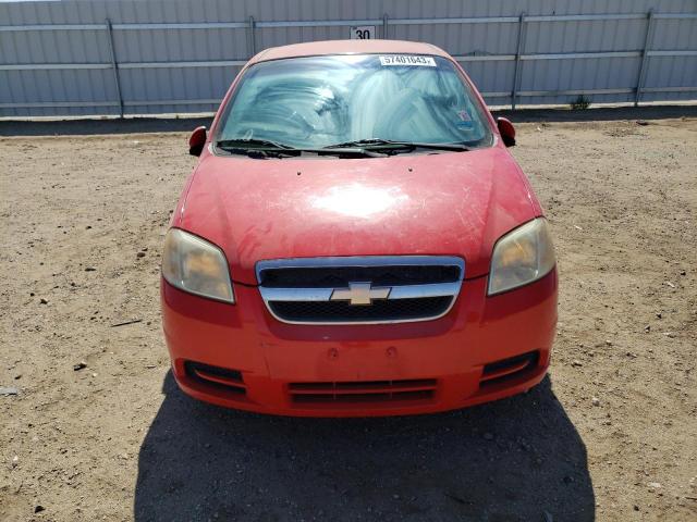 Photo 5 from auction – 2009 CHEVROLET AVEO LS with VIN KL1TD56E59B298989
