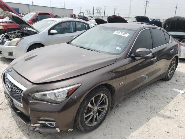 INFINITI Q50 PREMIU 2017 with VIN JN1EV7AR8HM839639 - Photo from auction