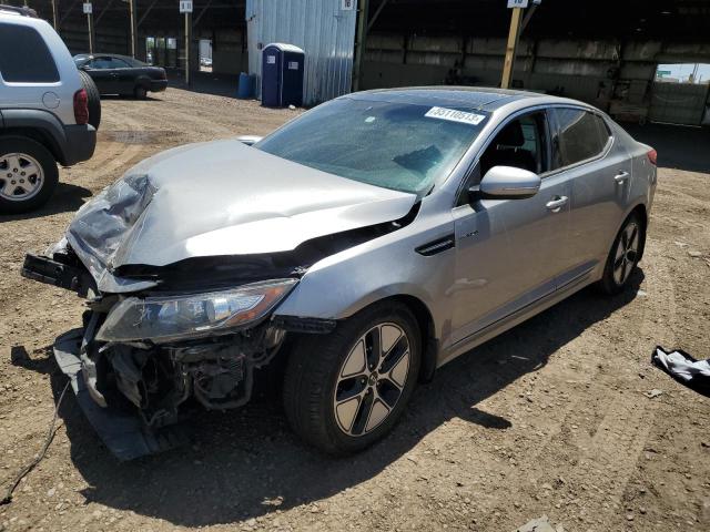KIA OPTIMA HYB 2013 with VIN KNAGM4AD5D5057974 - Photo from auction