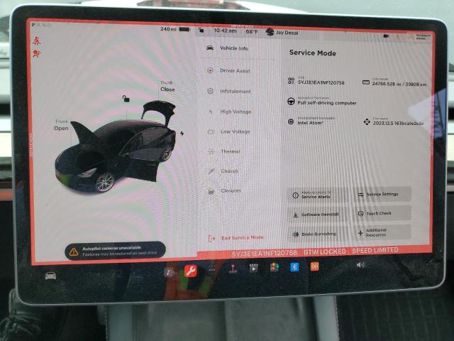 Photo 9 from auction – 2022 TESLA MODEL 3 with VIN 5YJ3E1EA1NF120758