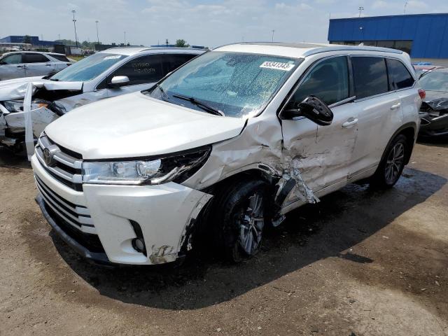 TOYOTA HIGHLANDER 2018 with VIN 5TDJZRFHXJS558805 - Photo from auction