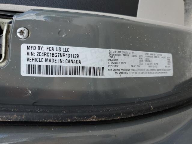 Foto 14 de la subasta – 2022 CHRYSLER PACIFICA T con VIN 2C4RC1BG7NR131129
