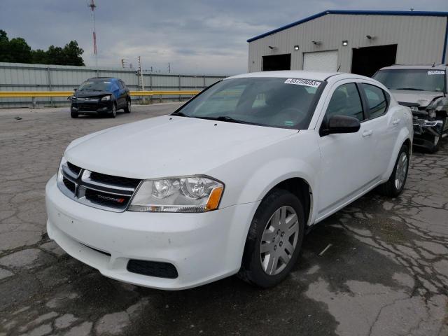 DODGE AVENGER SE 2014 with VIN 1C3CDZAB9EN146921 - Photo from auction
