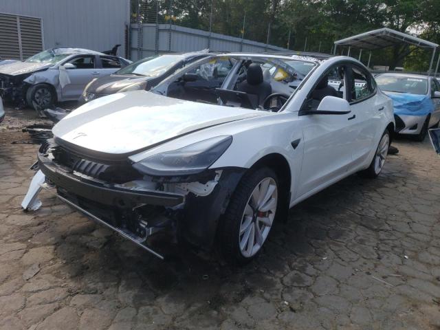 TESLA MODEL 3 2021 with VIN 5YJ3E1EC1MF083355 - Photo from auction