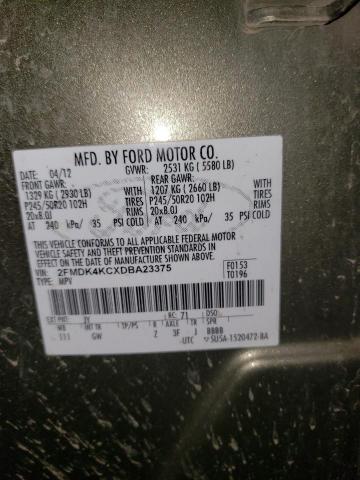 Photo 14 from auction – 2013 FORD EDGE LIMIT with VIN 2FMDK4KCXDBA23375