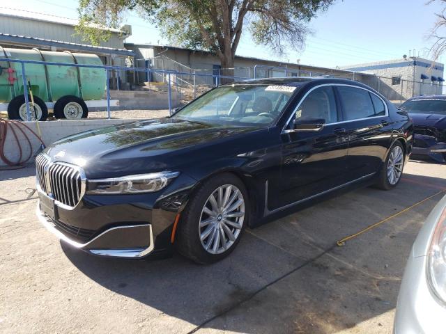 BMW 740 I 2022 with VIN WBA7T2C09NCK54919 - Photo from auction