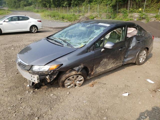 HONDA CIVIC LX 2012 with VIN 2HGFB2F56CH521809 - Photo from auction