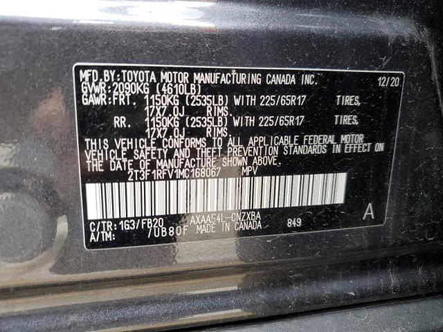 Photo 14 from auction – 2021 TOYOTA RAV4 LE with VIN 2T3F1RFV1MC168067