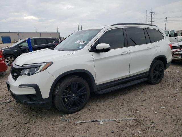 HONDA PILOT SE 2021 with VIN 5FNYF5H2XMB006951 - Photo from auction