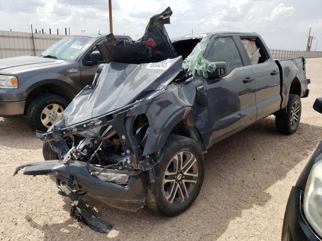 Photo 1 from auction – 2021 FORD F150 SUPER with VIN 1FTFW1E57MFB69115