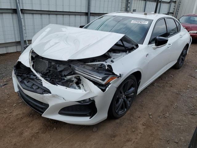 ACURA TLX TECH A 2021 with VIN 19UUB6F55MA002121 - Photo from auction
