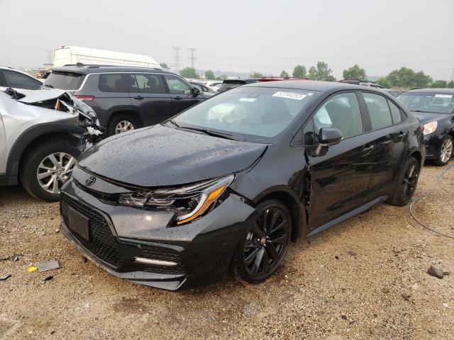 TOYOTA COROLLA SE 2021 with VIN 5YFS4MCEXMP095559 - Photo from auction