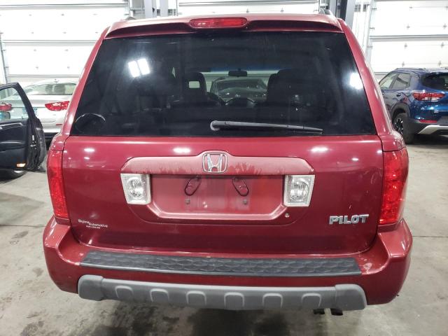 Photo 6 from auction – 2003 HONDA PILOT EXL with VIN 2HKYF18663H520162