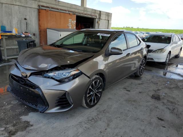 TOYOTA COROLLA L 2018 with VIN 5YFBURHE9JP763160 - Photo from auction
