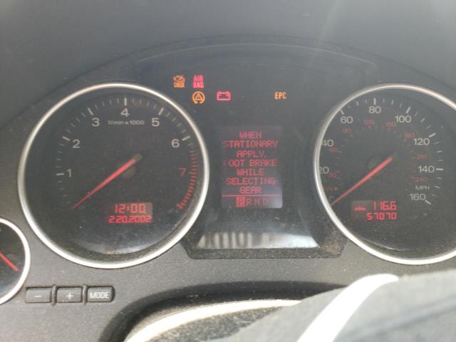 Photo 9 from auction – 2003 AUDI A4 1.8 CAB with VIN WAUAC48H23K028093