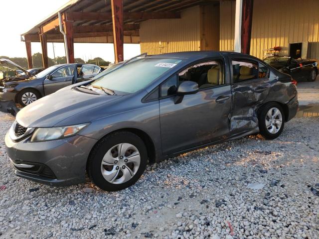 HONDA CIVIC LX 2013 with VIN 19XFB2F54DE073503 - Photo from auction