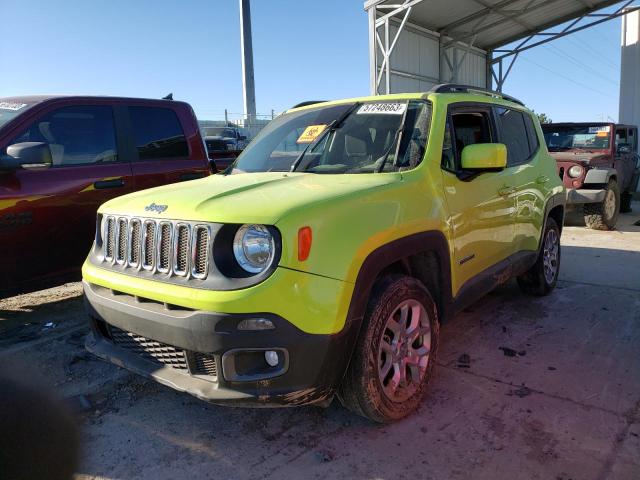 JEEP RENEGADE L 2017 with VIN ZACCJBBB0HPG13326 - Photo from auction