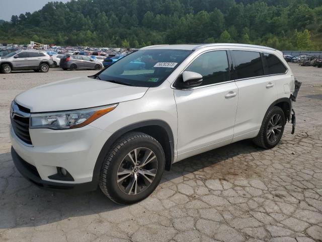 TOYOTA HIGHLANDER 2016 with VIN 5TDJKRFH4GS236982 - Photo from auction