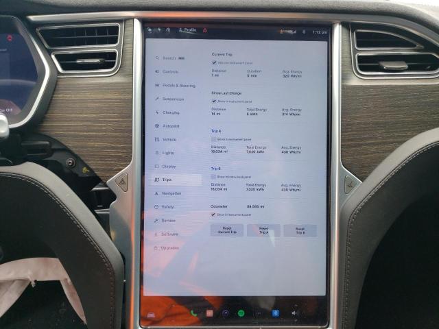 Photo 9 from auction – 2015 TESLA MODEL S 85 with VIN 5YJSA1H27FFP74998