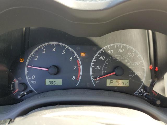 Photo 9 from auction – 2009 TOYOTA COROLLA BA with VIN JTDBL40E79J016108
