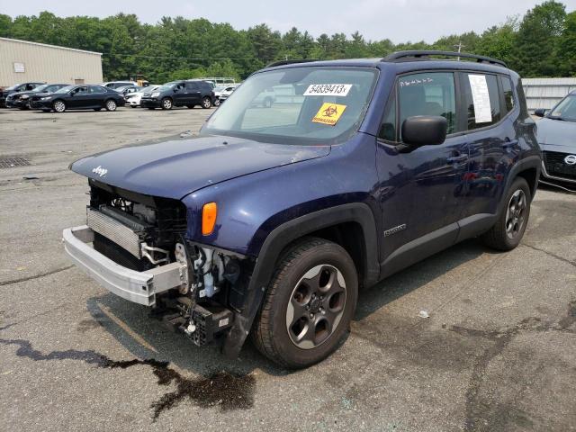 JEEP RENEGADE S 2017 with VIN ZACCJAAB0HPE59101 - Photo from auction