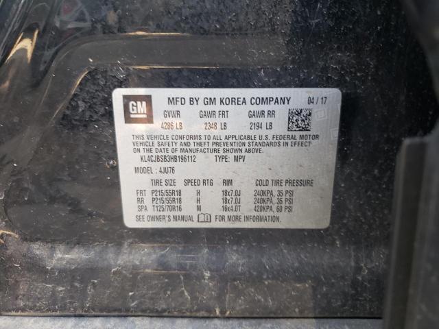 Photo 14 from auction – 2017 BUICK ENCORE PRE with VIN KL4CJBSB3HB196112
