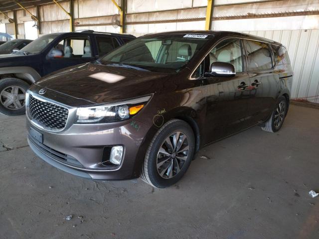 KIA SEDONA EX 2016 with VIN KNDMC5C12G6125552 - Photo from auction