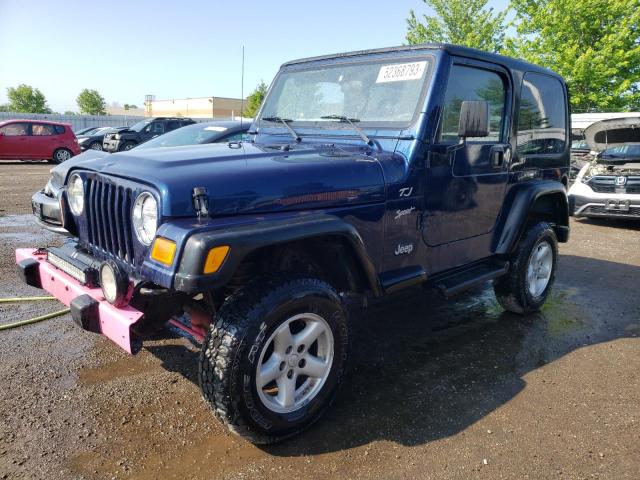 JEEP WRANGLER / 2002 with VIN 1J4FA49S12P704814 - Photo from auction