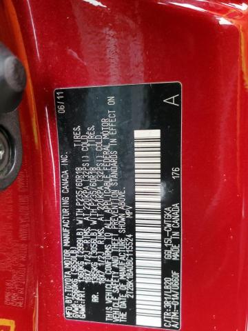 Photo 14 from auction – 2011 LEXUS RX 350 with VIN 2T2BK1BA0BC115524