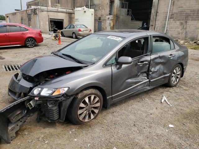 HONDA CIVIC EX 2010 with VIN 19XFA1F83AE048837 - Photo from auction
