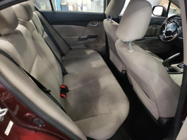 Photo 10 from auction – 2013 HONDA CIVIC LX with VIN 19XFB2F59DE080737